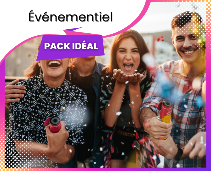 Pack Événementiel (Organisateurs d’Événements, Planners, Salles de Réception)